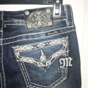 [Miss Me] Mid Rise Skinny Jeans Dark Crystal
